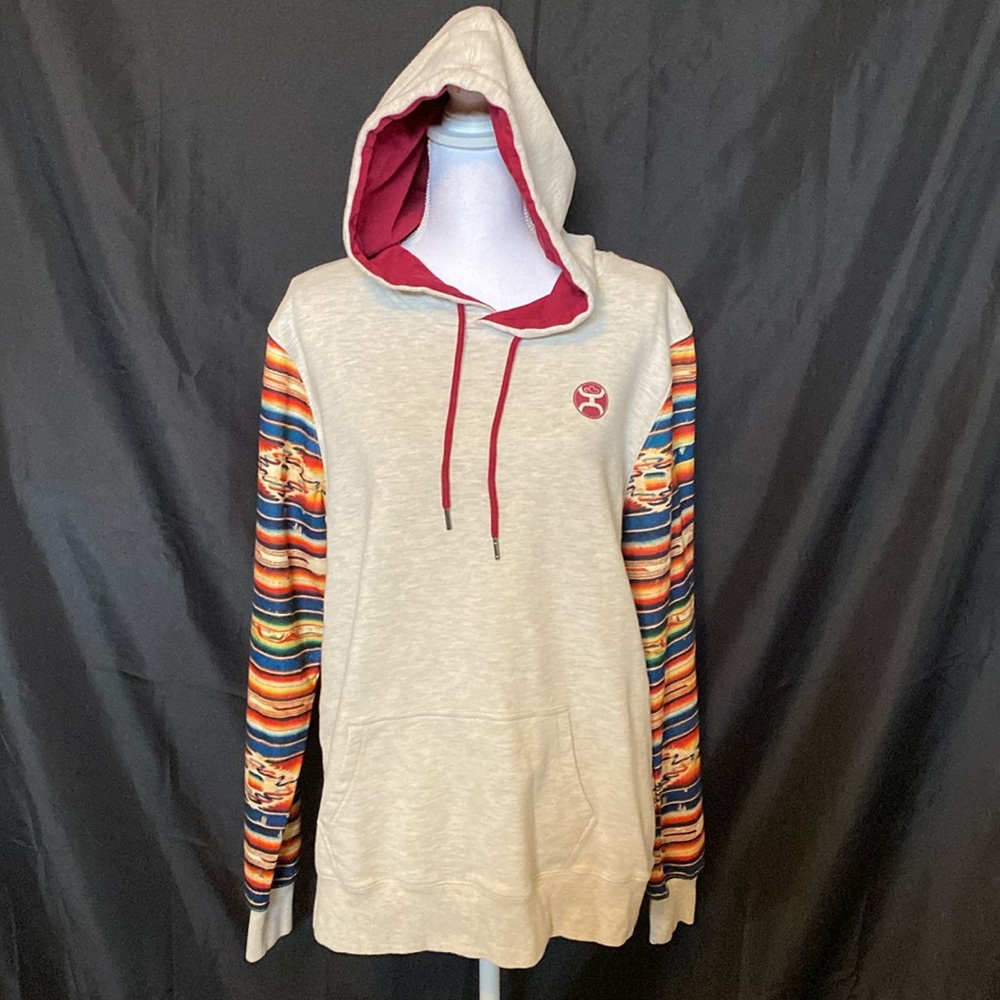 Hooey Aztec print hoodie